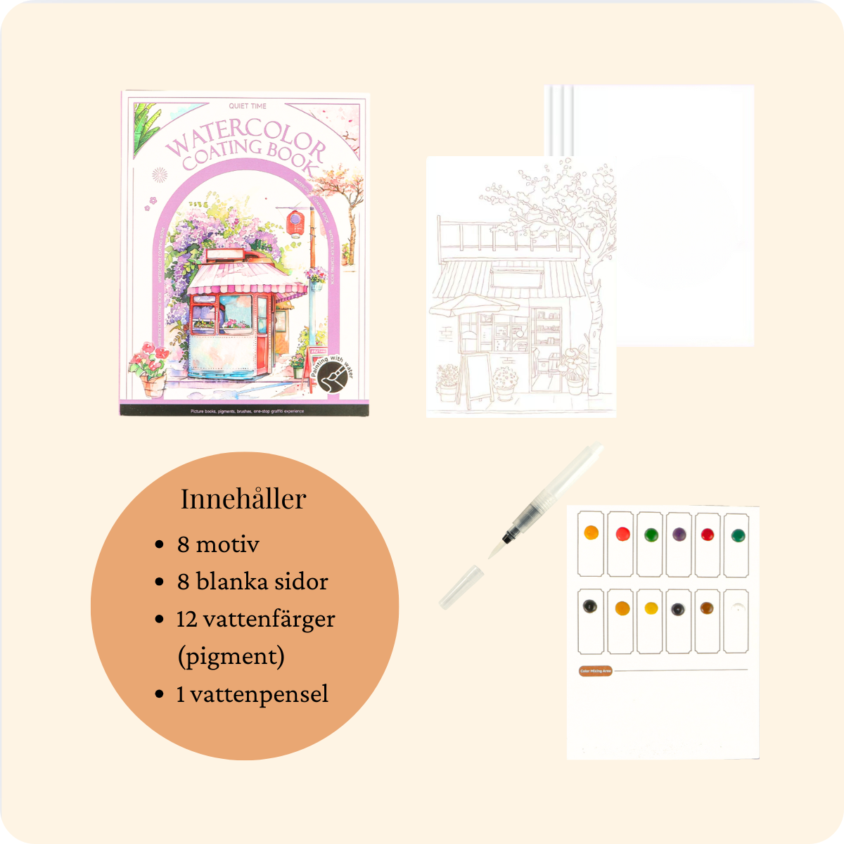 Vattenfärgkit Ritual - Komplett set