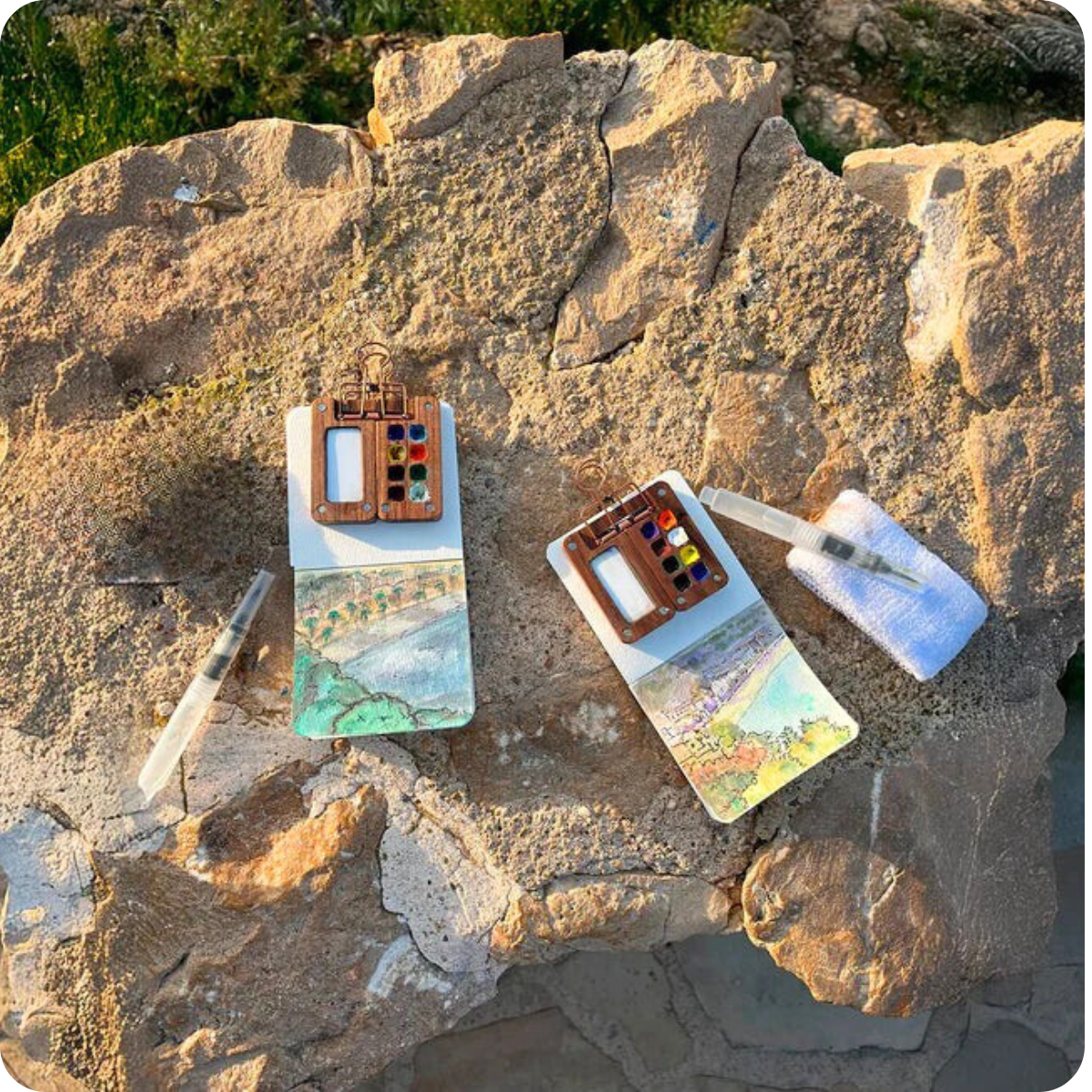 Vattenfärgkit Mini - Komplett set